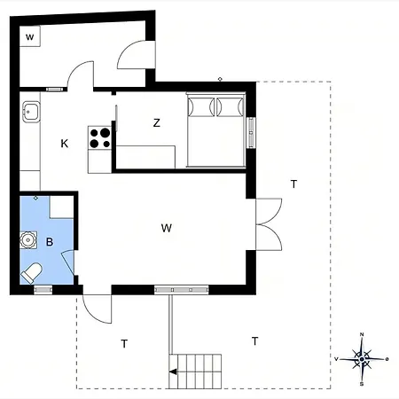 Beachfront House At Holken Odder